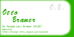 otto bramer business card